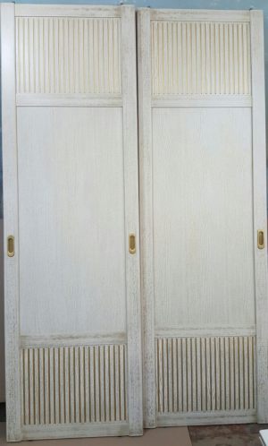 Двери для шкафа купе с фрезеровкой Черемхово